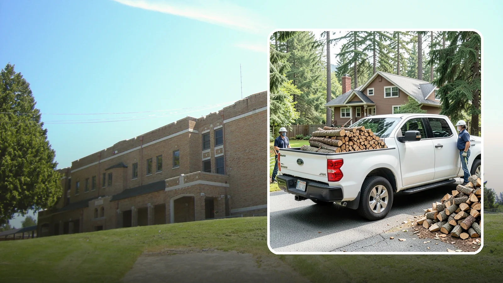 Contactless Delivery in Maple Valley, King County, WA - Firewood dropped at a pre-arranged spot with no in-person contact required.