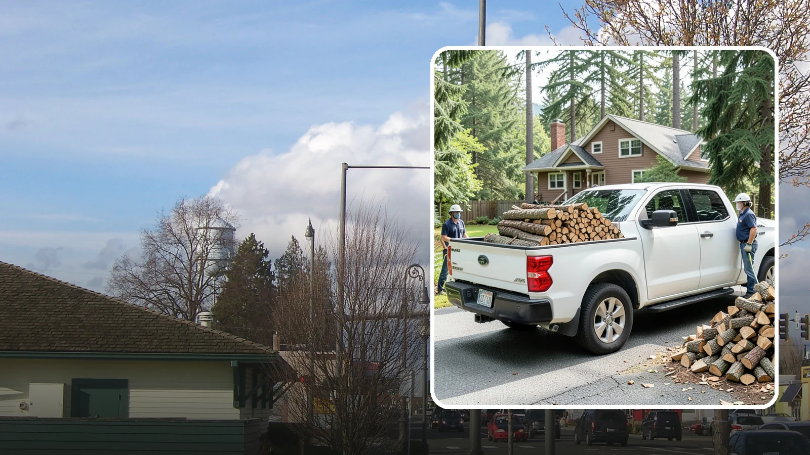 Contactless Delivery in Marysville, Snohomish County, WA - Firewood dropped at a pre-arranged spot with no in-person contact required.