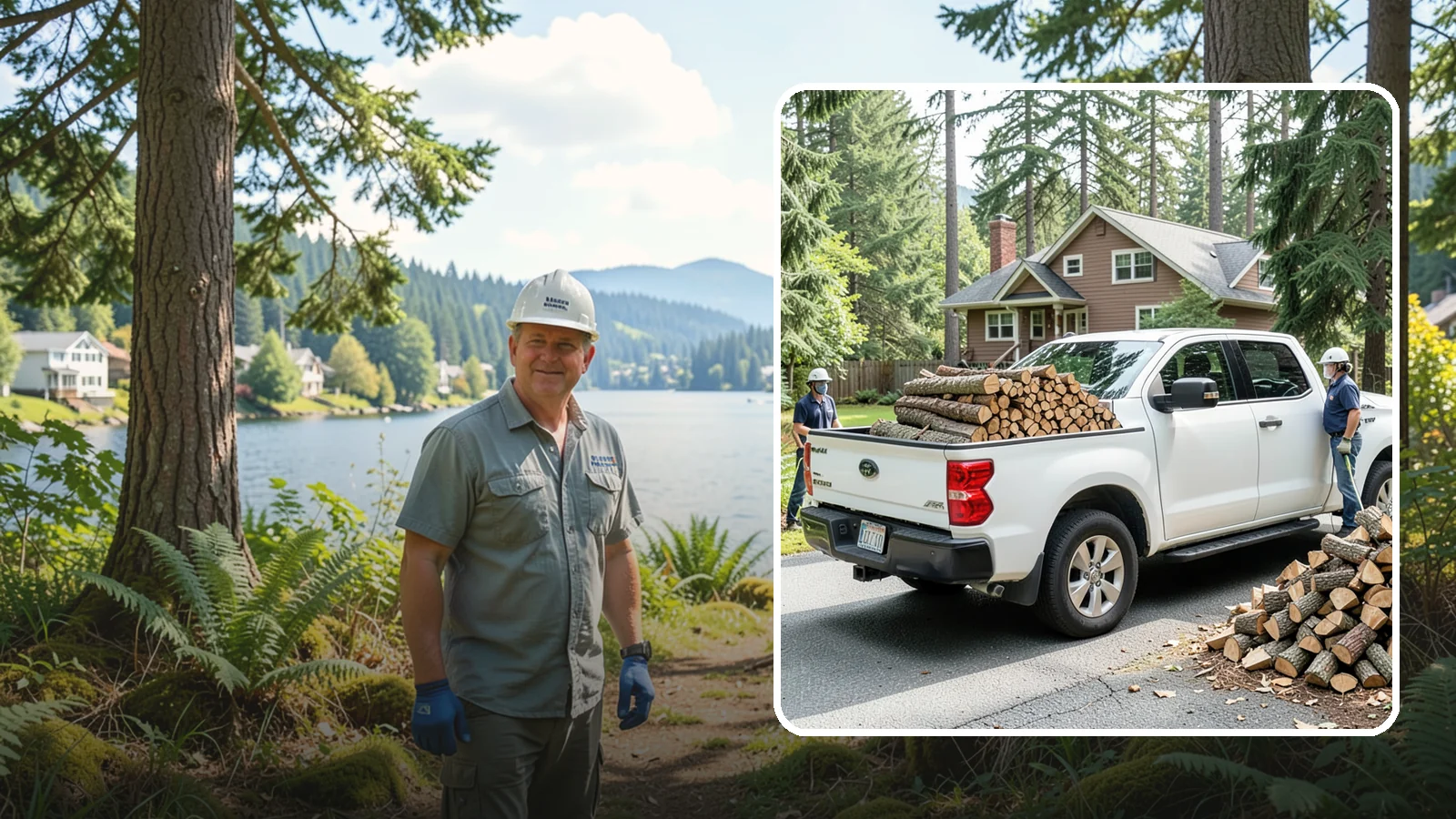 Contactless Delivery in Milton, King County, WA - Firewood dropped at a pre-arranged spot with no in-person contact required.