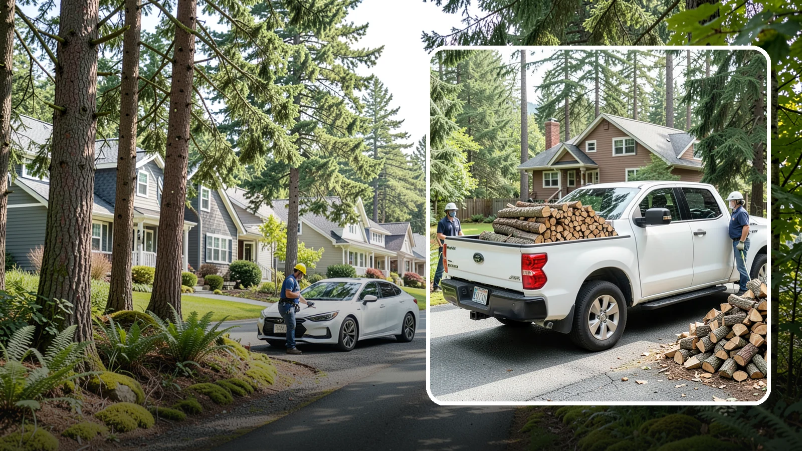 Contactless Delivery in Normandy Park, King County, WA - Firewood dropped at a pre-arranged spot with no in-person contact required.