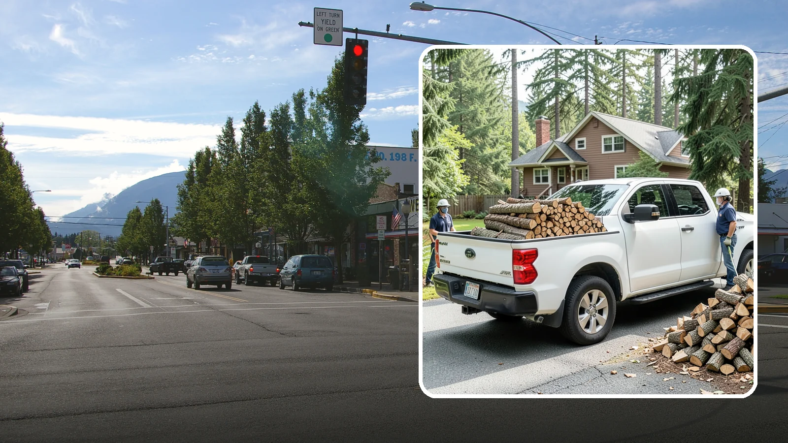 Contactless Delivery in North Bend, King County, WA - Firewood dropped at a pre-arranged spot with no in-person contact required.