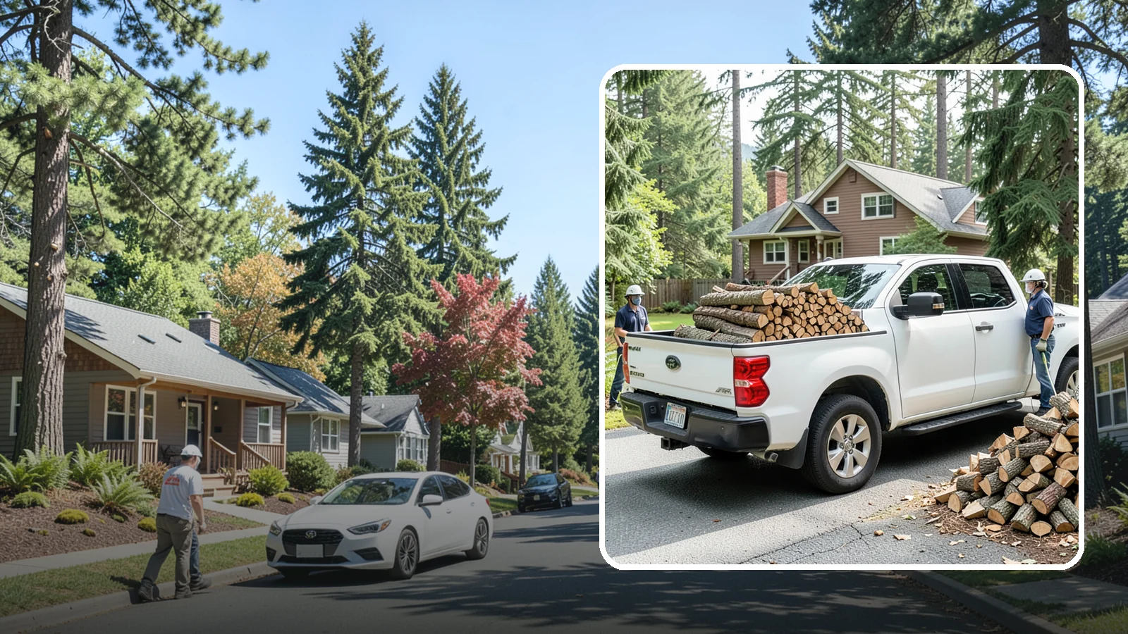Contactless Delivery in Orting, Pierce County, WA - Firewood dropped at a pre-arranged spot with no in-person contact required.