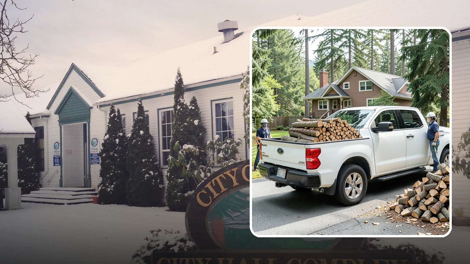 Contactless Delivery in Pacific, King County, WA - Firewood dropped at a pre-arranged spot with no in-person contact required.