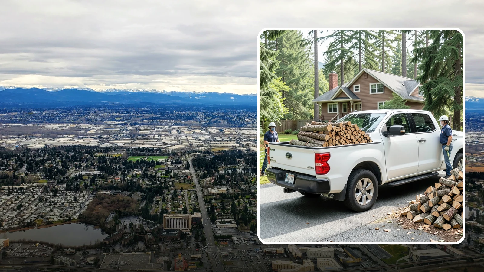 Contactless Delivery in SeaTac, WA - Firewood dropped at a pre-arranged spot with no in-person contact required.