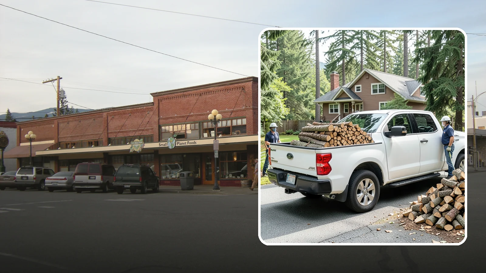 Contactless Delivery in Sedro-Woolley, Skagit County, WA - Firewood dropped at a pre-arranged spot with no in-person contact required.