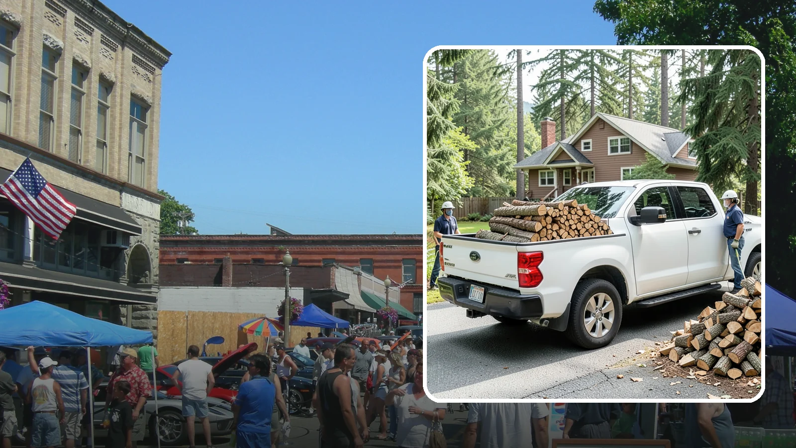 Contactless Delivery in Snohomish, Snohomish County, WA - Firewood dropped at a pre-arranged spot with no in-person contact required.