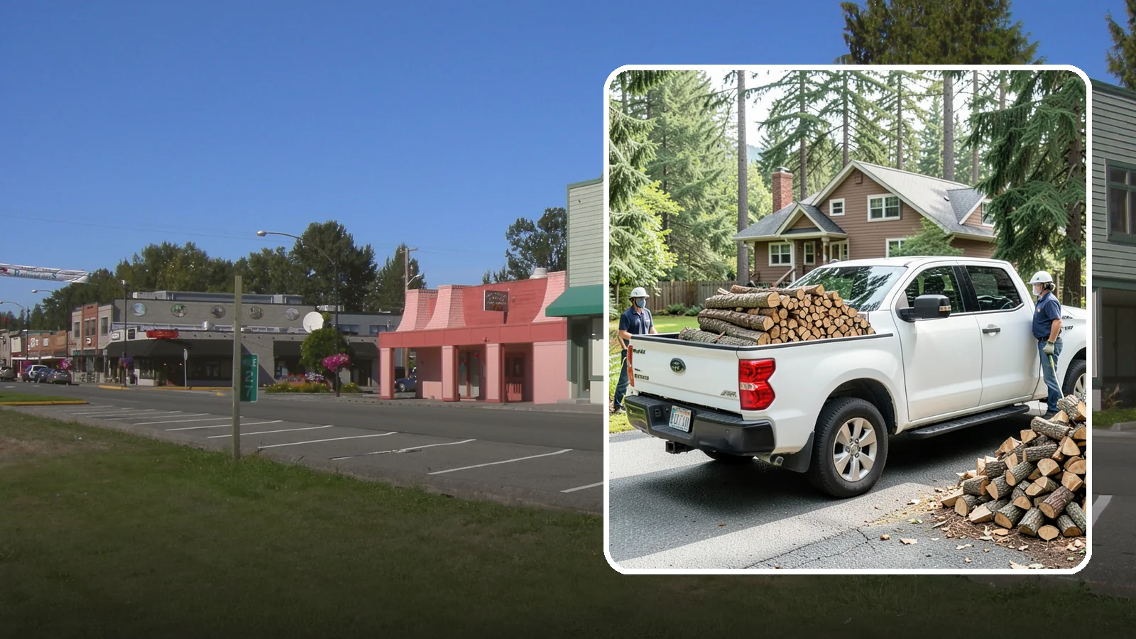 Contactless Delivery in Snoqualmie, King County, WA - Firewood dropped at a pre-arranged spot with no in-person contact required.