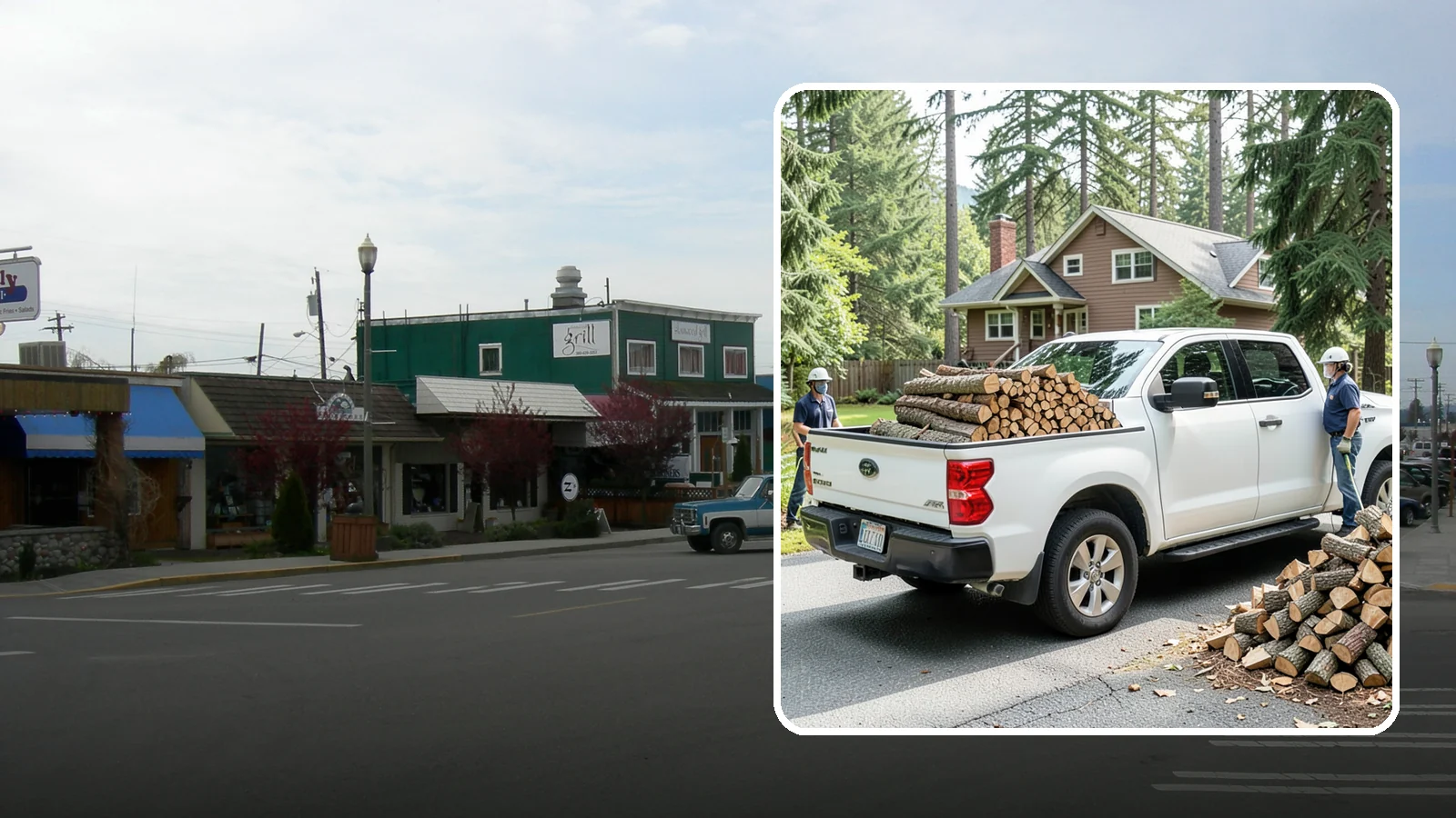 Contactless Delivery in Stanwood, Snohomish County, WA - Firewood dropped at a pre-arranged spot with no in-person contact required.
