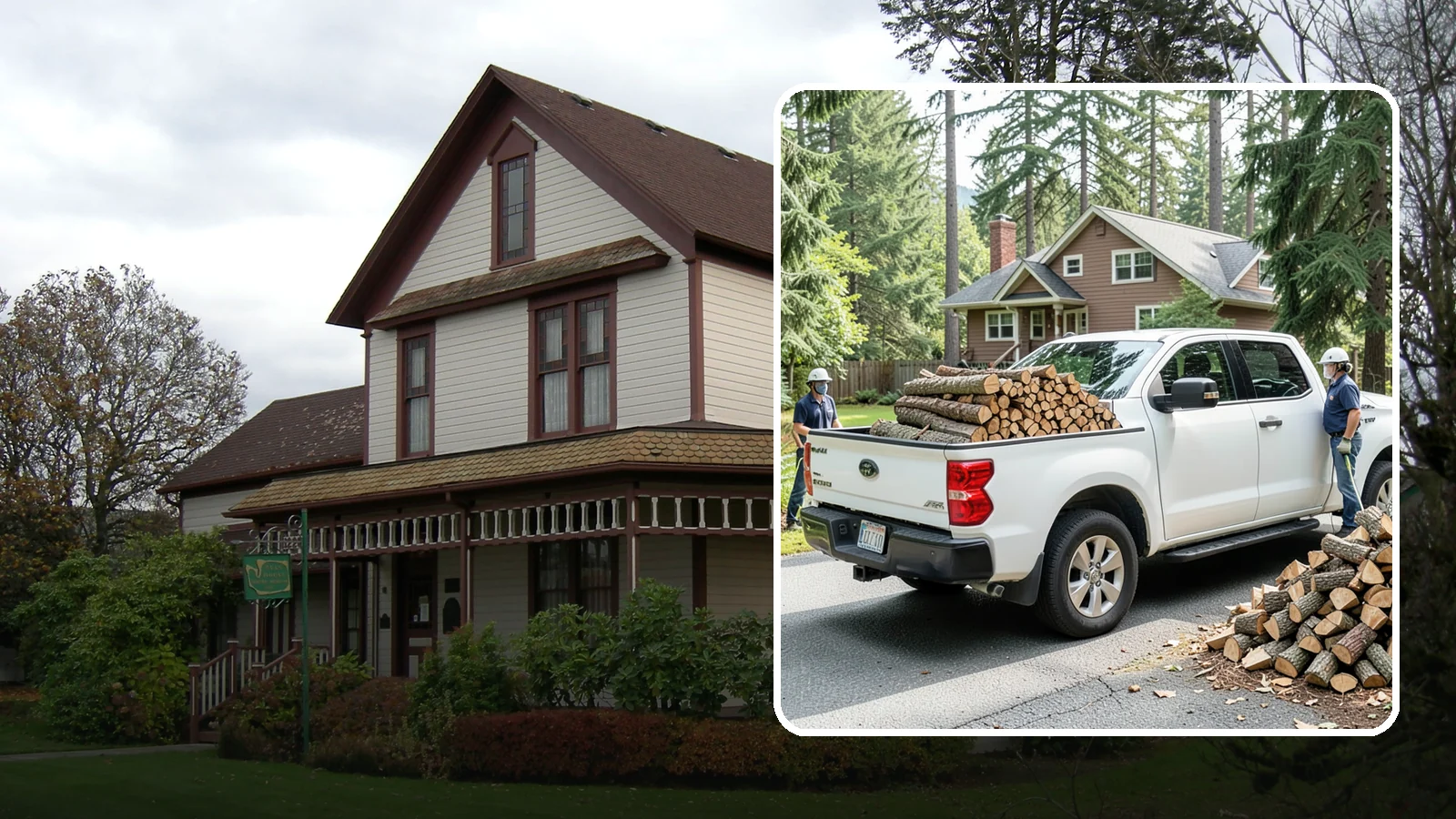 Contactless Delivery in Sumner, Pierce County, WA - Firewood dropped at a pre-arranged spot with no in-person contact required.