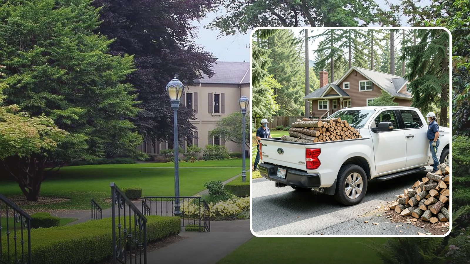 Contactless Delivery in Woodinville, King County, WA - Firewood dropped at a pre-arranged spot with no in-person contact required.