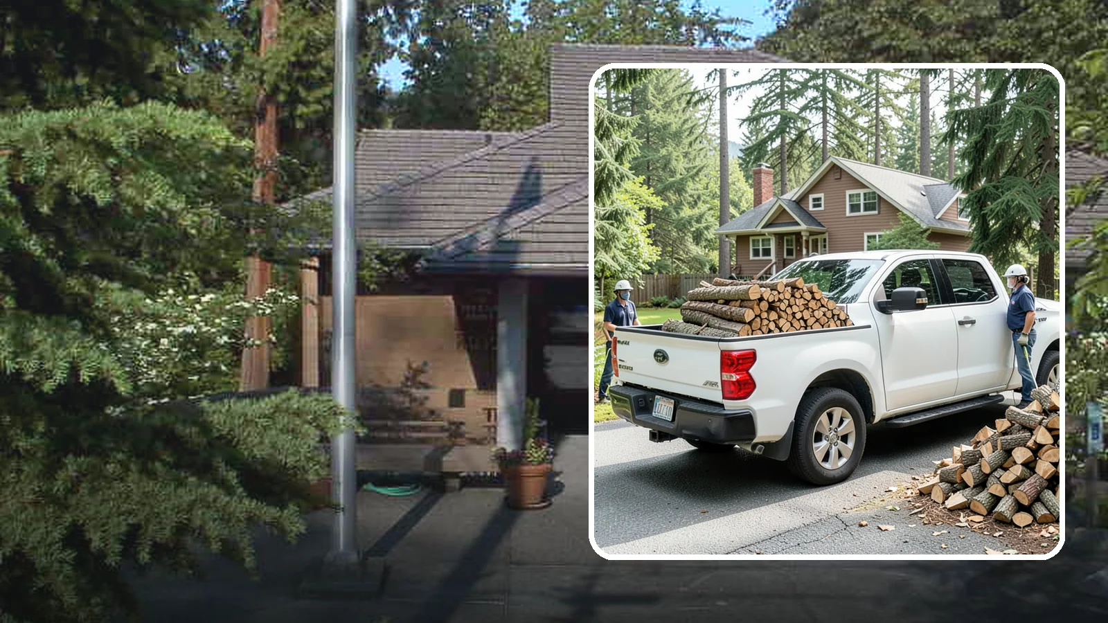 Contactless Delivery in Yarrow Point, King County, WA - Firewood dropped at a pre-arranged spot with no in-person contact required.