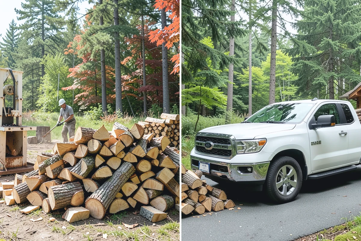 Covered Firewood Storage in Auburn, King County, WA - Identify a sheltered, well-drained location