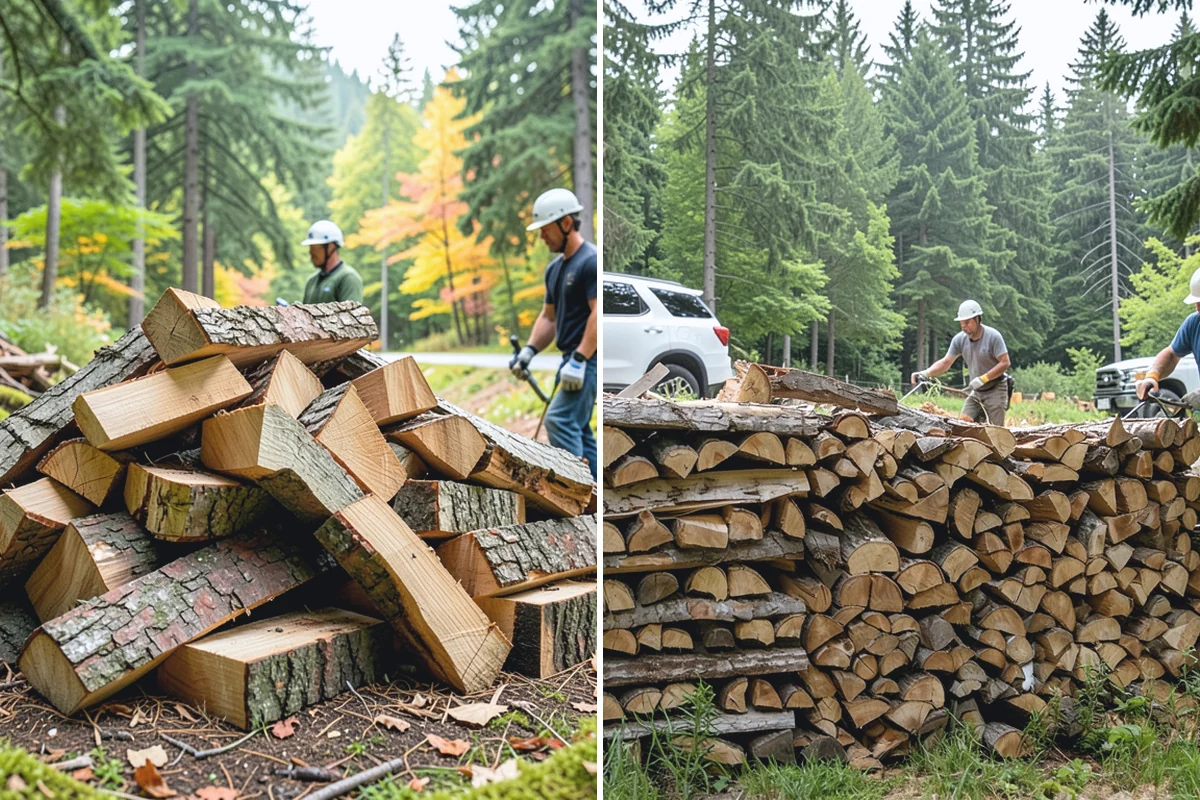 Covered Firewood Storage in Beaux Arts Village, King County, WA - Identify a sheltered, well-drained location