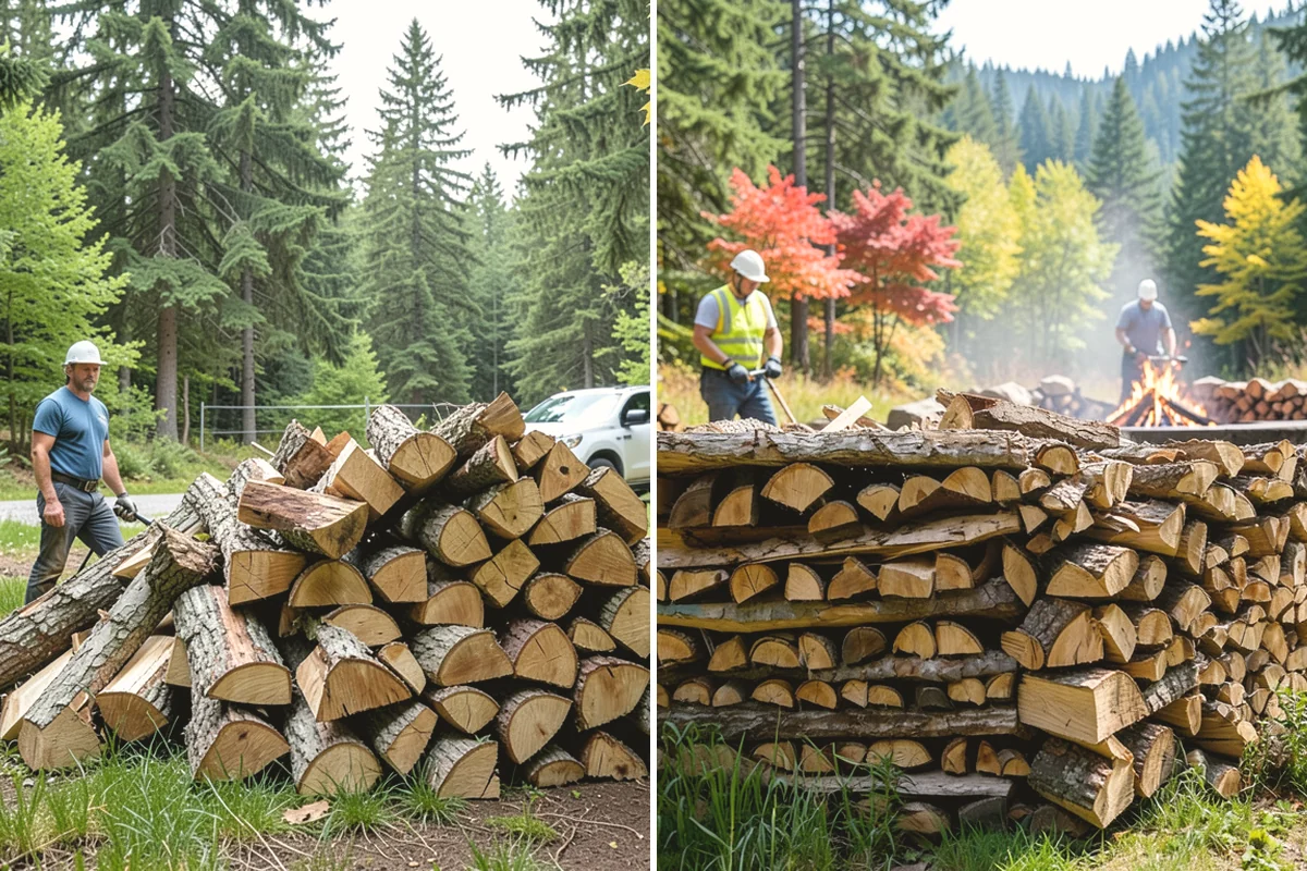Covered Firewood Storage in Black Diamond, King County, WA - Identify a sheltered, well-drained location