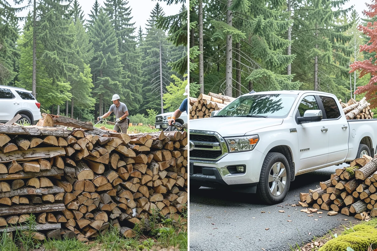 Covered Firewood Storage in Coupeville, Island County, WA - Identify a sheltered, well-drained location
