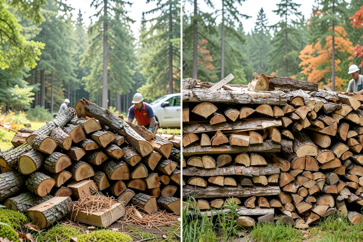 Covered Firewood Storage in Enumclaw, King County, WA - Identify a sheltered, well-drained location