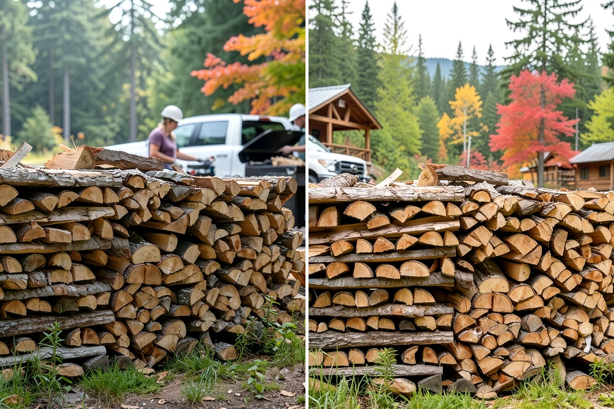 Covered Firewood Storage in Everett, Snohomish County, WA - Identify a sheltered, well-drained location