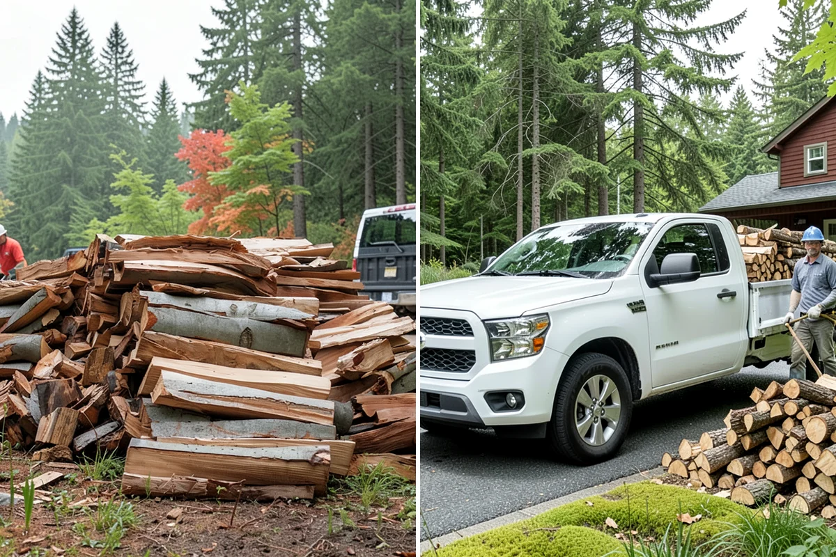 Covered Firewood Storage in Gig Harbor, Pierce County, WA - Identify a sheltered, well-drained location