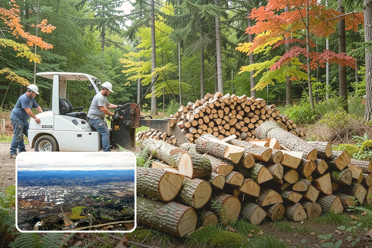 Covered Firewood Storage in Kent, King County, WA - Shields wood from constant PNW rain and snow