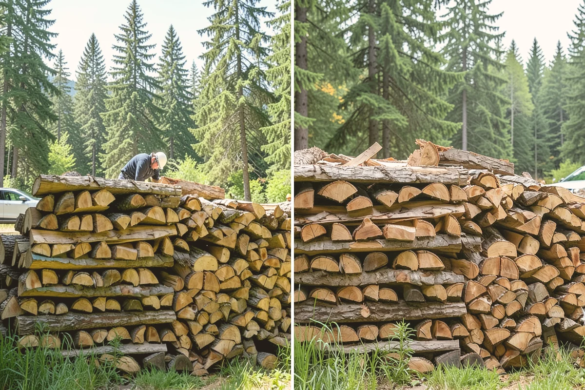 Covered Firewood Storage in Kent, King County, WA - Identify a sheltered, well-drained location
