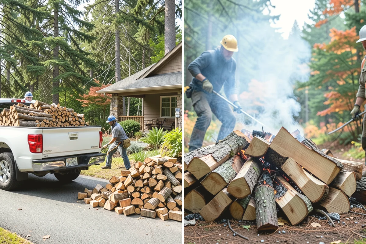Covered Firewood Storage in La Conner, Skagit County, WA - Identify a sheltered, well-drained location