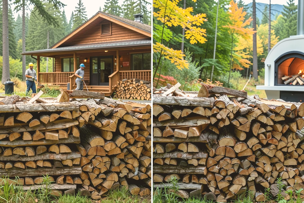 Covered Firewood Storage in Langley, Island County, WA - Identify a sheltered, well-drained location