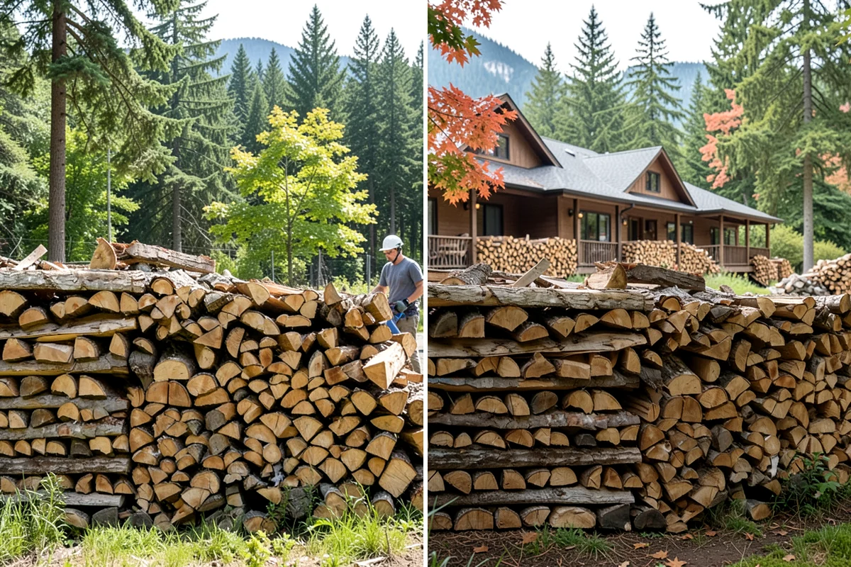 Covered Firewood Storage in Lyman, WA - Identify a sheltered, well-drained location