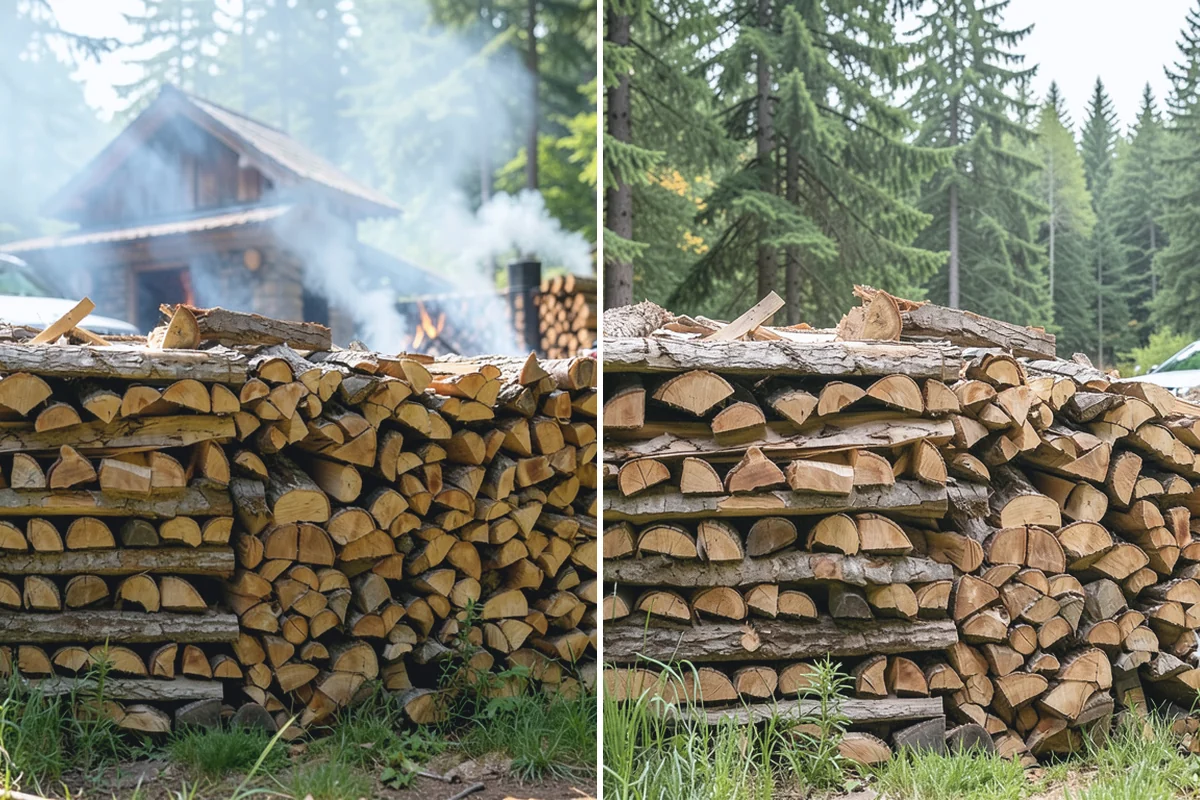 Covered Firewood Storage in Marysville, Snohomish County, WA - Identify a sheltered, well-drained location