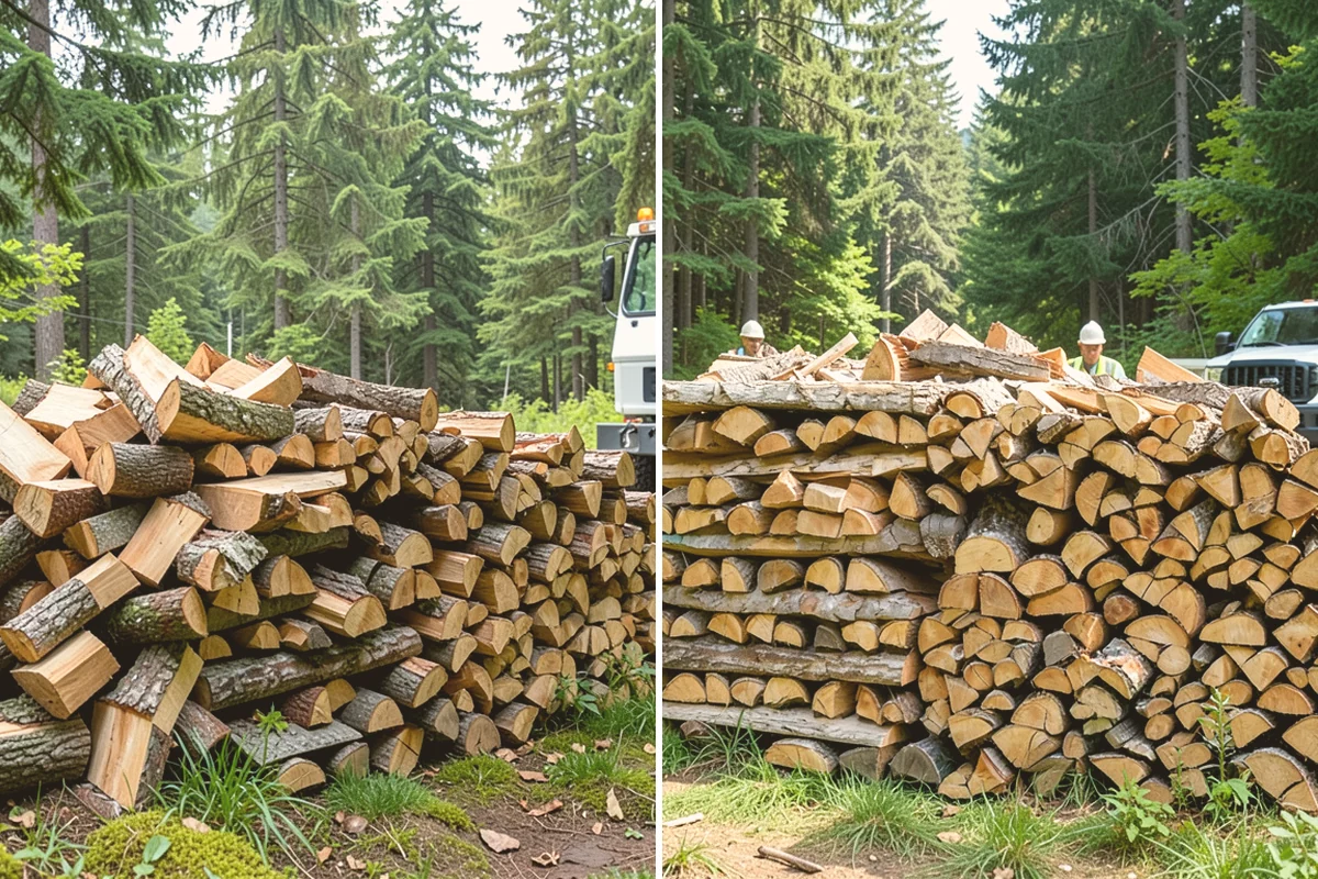 Covered Firewood Storage in Milton, King County, WA - Identify a sheltered, well-drained location