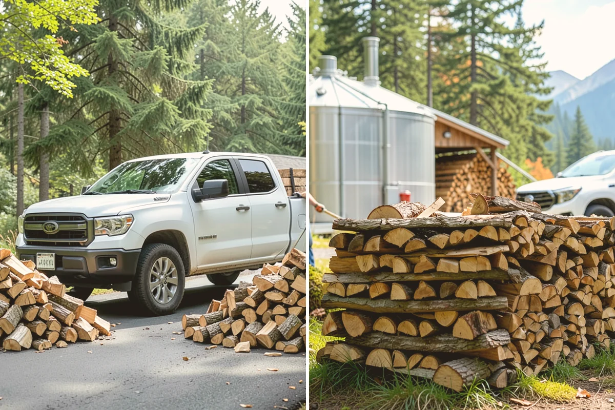 Covered Firewood Storage in Mount Vernon, Skagit County, WA - Identify a sheltered, well-drained location