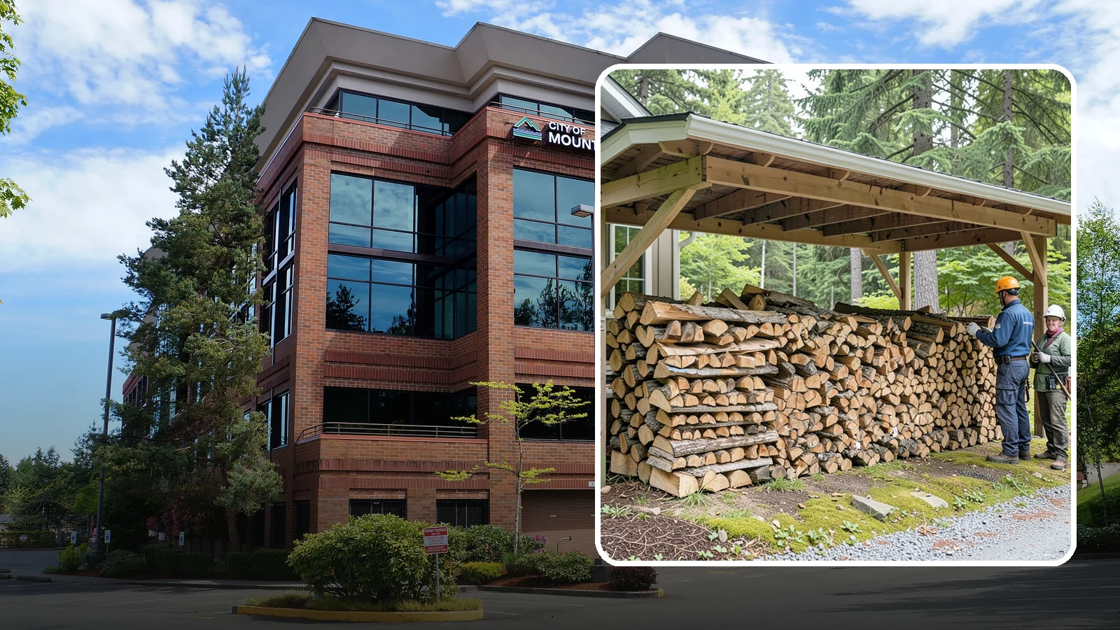 Covered Firewood Storage in Mountlake Terrace, WA - We create covered firewood storage that keeps your stack sheltered from rain while airflow finishes the seasoning.