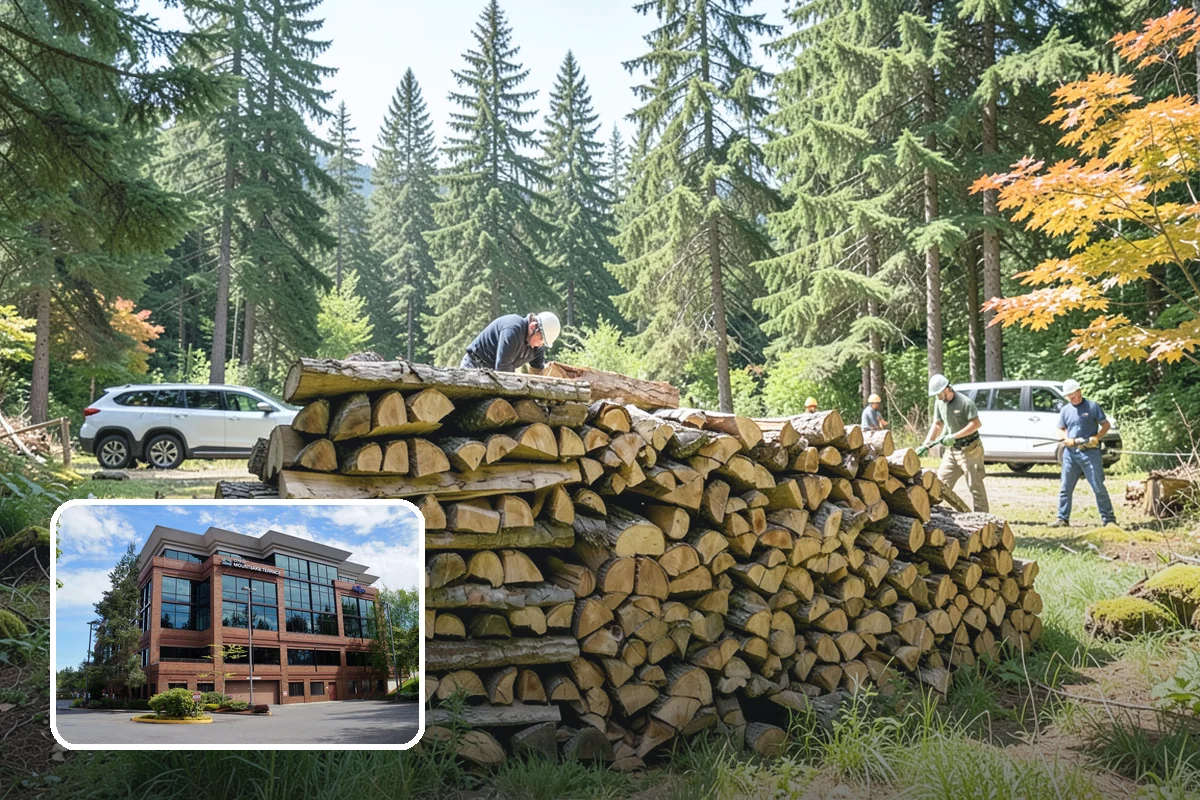 Covered Firewood Storage in Mountlake Terrace, WA - Shields wood from constant PNW rain and snow
