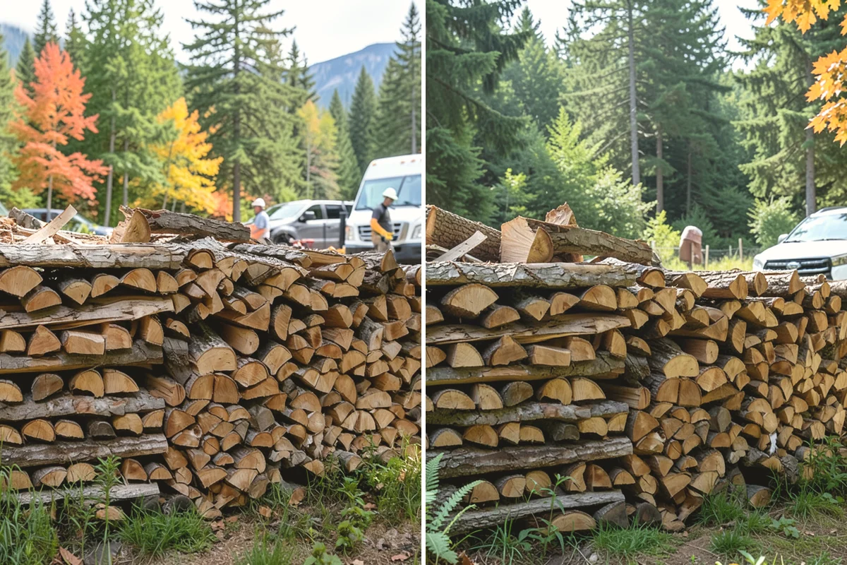 Covered Firewood Storage in Oak Harbor, Island County, WA - Identify a sheltered, well-drained location