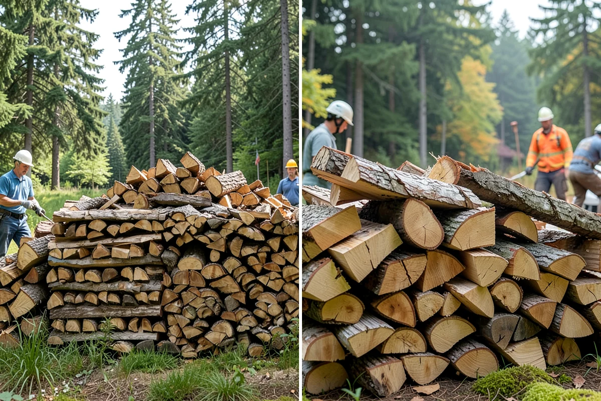Covered Firewood Storage in Shoreline, King County, WA - Identify a sheltered, well-drained location