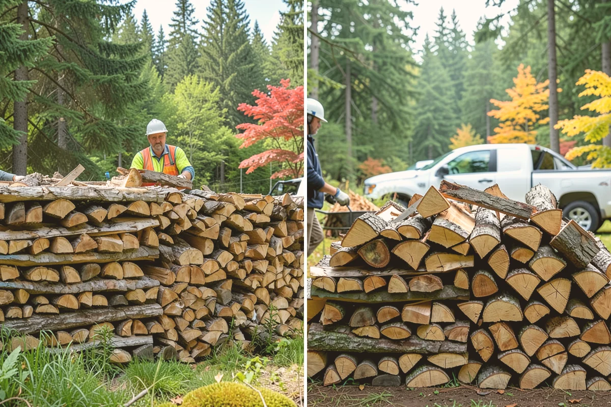 Covered Firewood Storage in Stanwood, Snohomish County, WA - Identify a sheltered, well-drained location