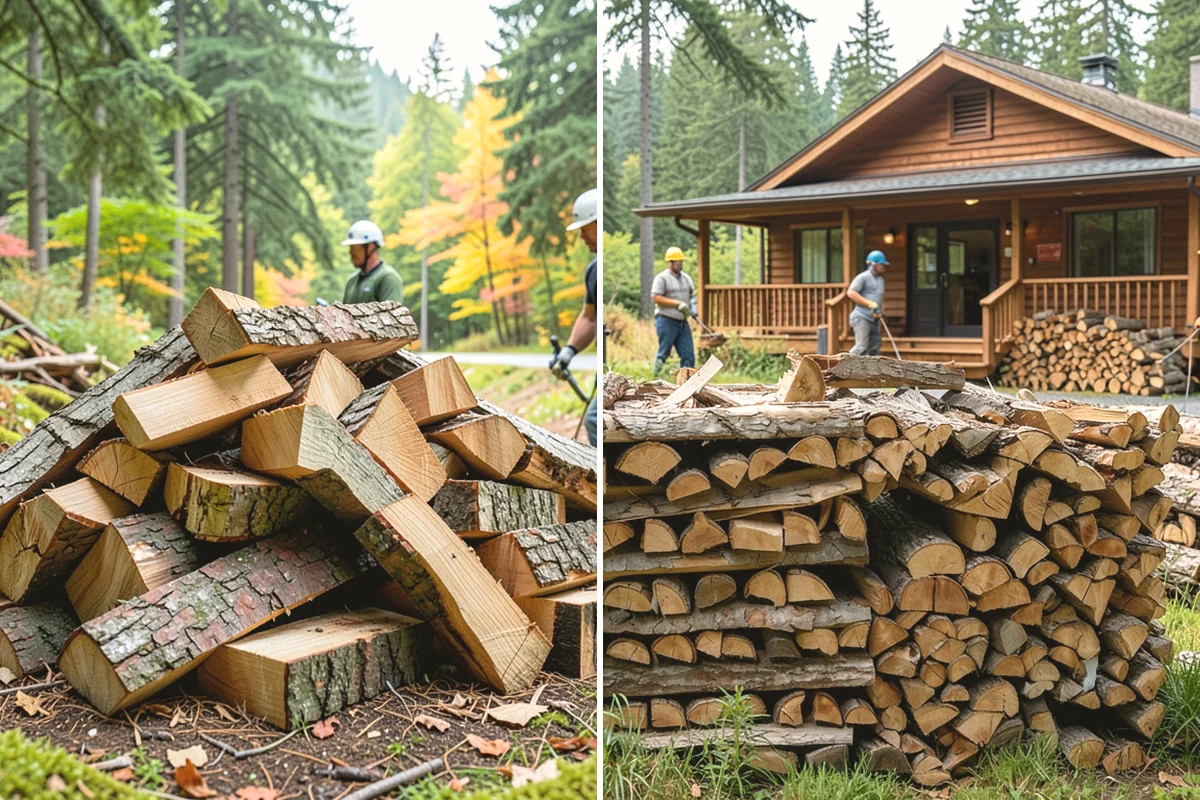 Covered Firewood Storage in Steilacoom, Pierce County, WA - Identify a sheltered, well-drained location