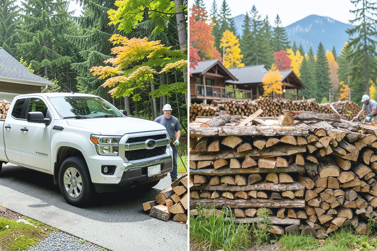 Covered Firewood Storage in Sumner, Pierce County, WA - Identify a sheltered, well-drained location
