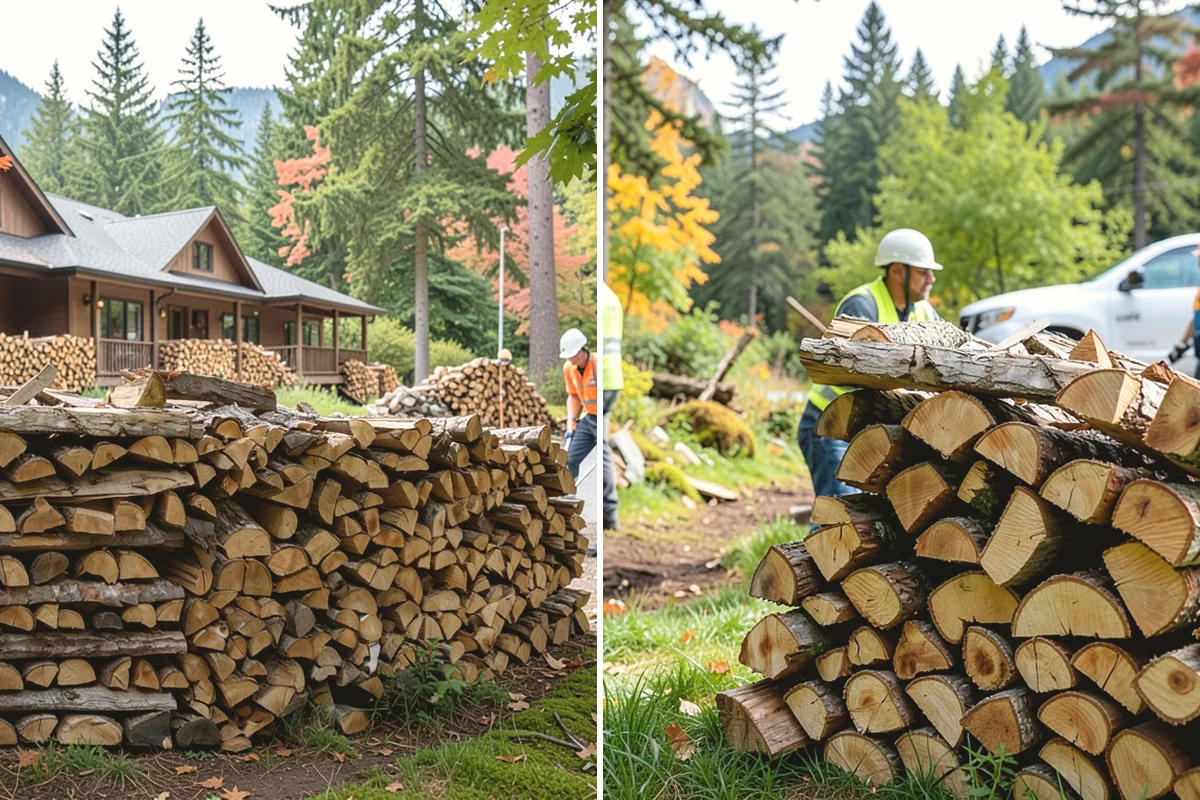 Covered Firewood Storage in Tacoma, Pierce County, WA - Identify a sheltered, well-drained location
