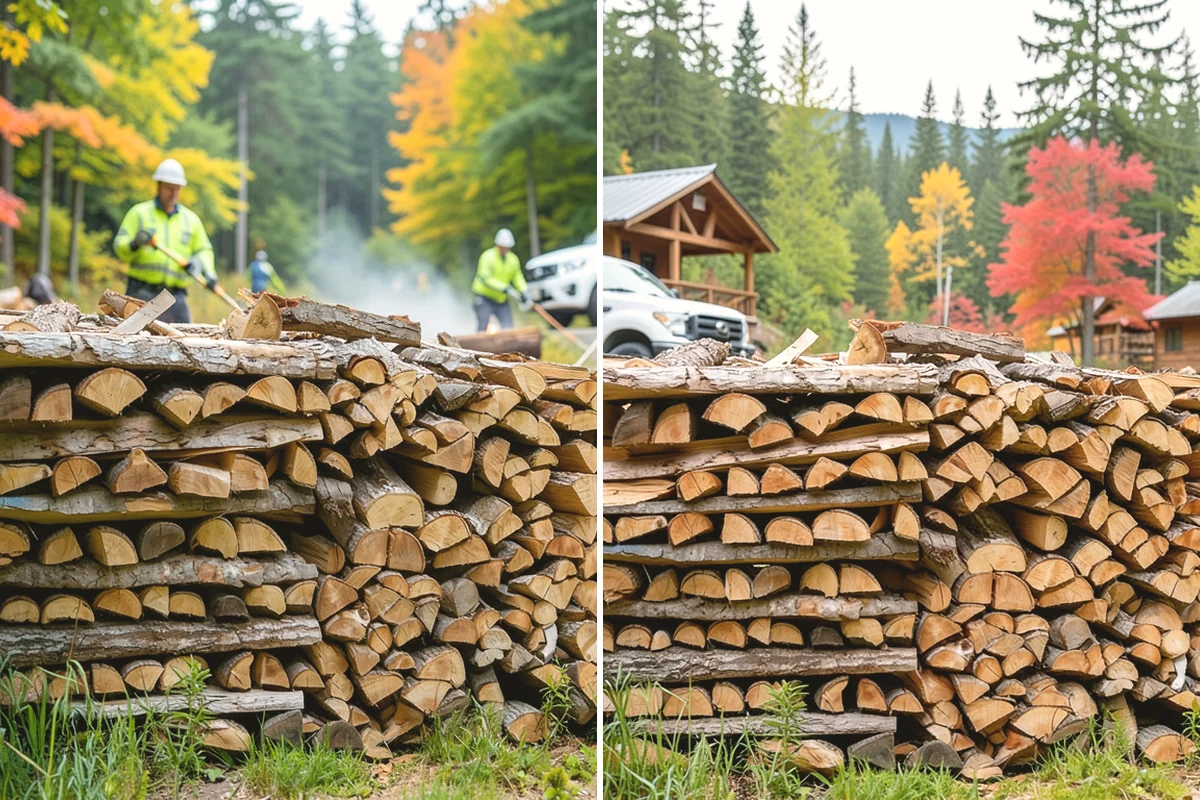 Covered Firewood Storage in Yarrow Point, King County, WA - Identify a sheltered, well-drained location