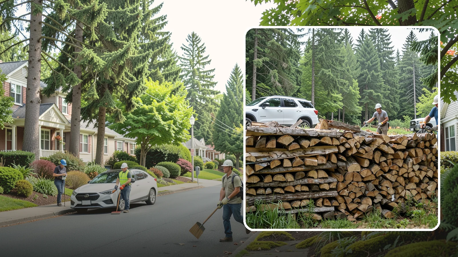 Custom Firewood Lengths in Beaux Arts Village, King County, WA - Custom-cut firewood lengths tailored to the exact dimensions of your firebox.