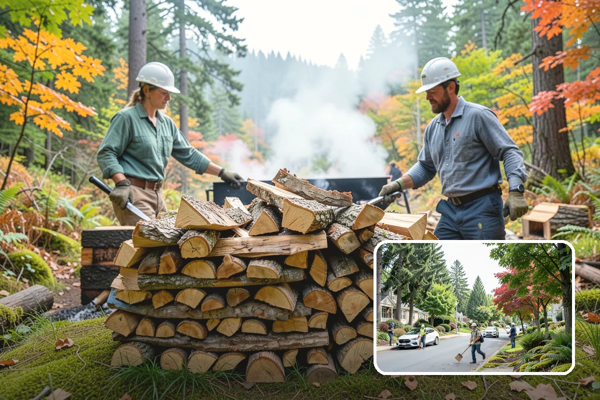 Custom Firewood Lengths in Beaux Arts Village, King County, WA - Cut to your exact firebox dimensions