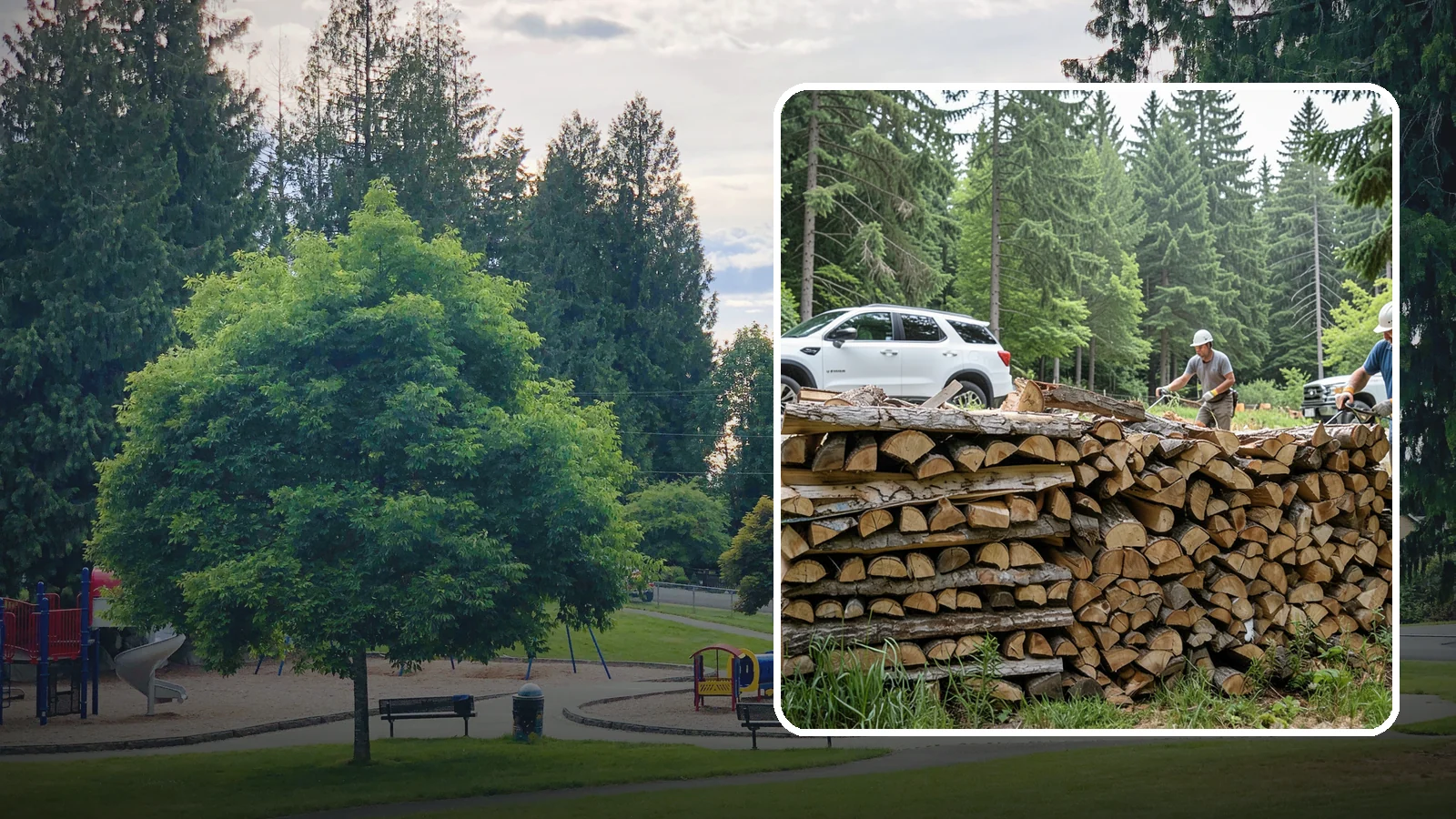 Custom Firewood Lengths in Bonney Lake, Pierce County, WA - Custom-cut firewood lengths tailored to the exact dimensions of your firebox.