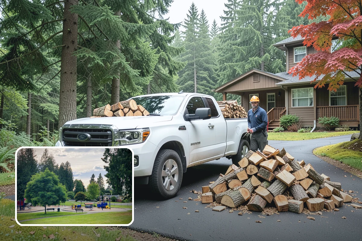 Custom Firewood Lengths in Bonney Lake, Pierce County, WA - Cut to your exact firebox dimensions