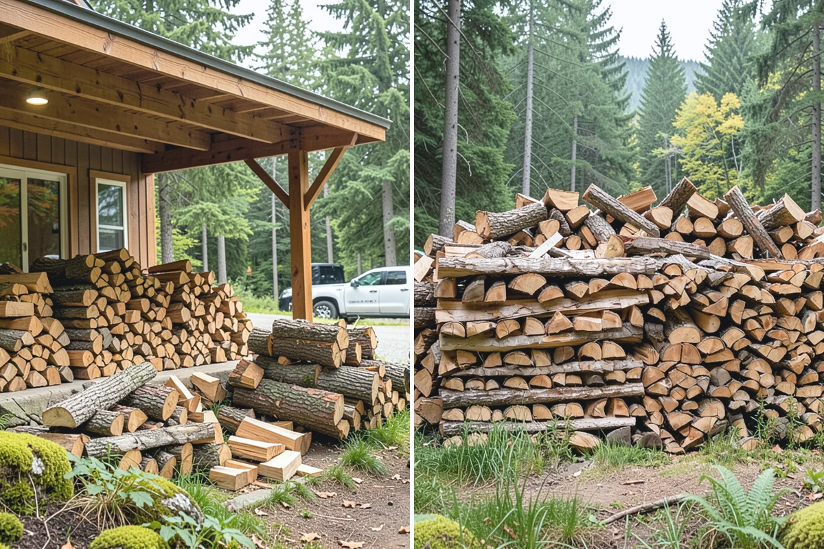 Custom Firewood Lengths in Bonney Lake, Pierce County, WA - Measure and confirm your target length