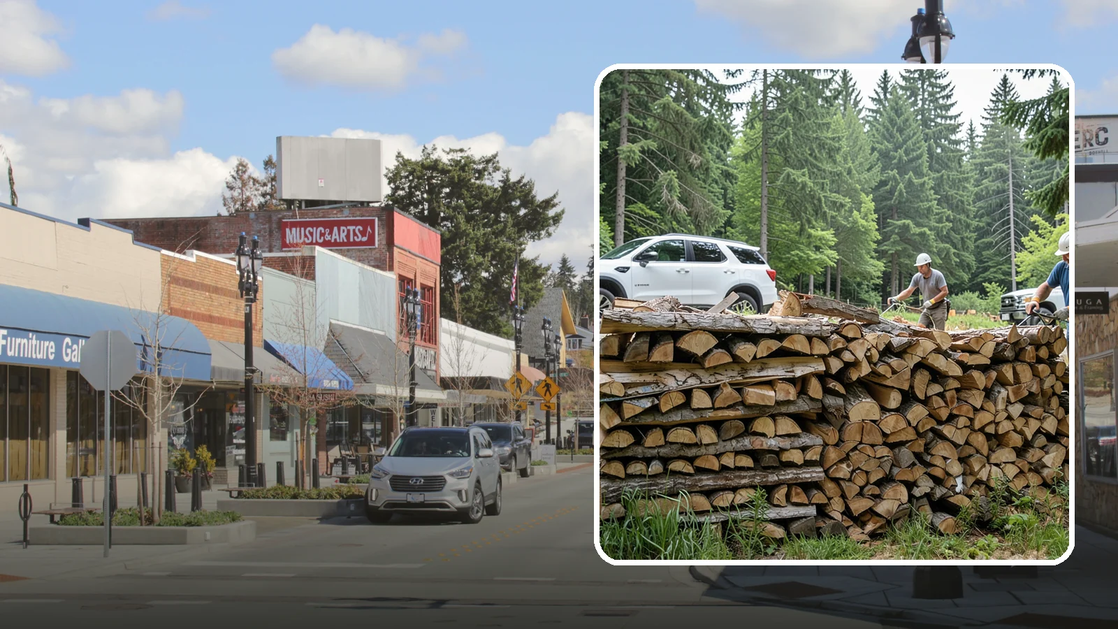 Custom Firewood Lengths in Bothell, King County, WA - Custom-cut firewood lengths tailored to the exact dimensions of your firebox.