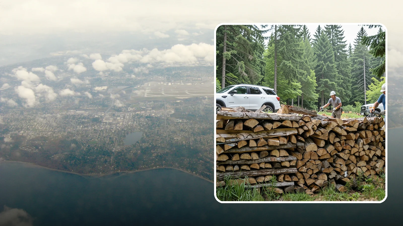 Custom Firewood Lengths in Burien, King County, WA - Custom-cut firewood lengths tailored to the exact dimensions of your firebox.