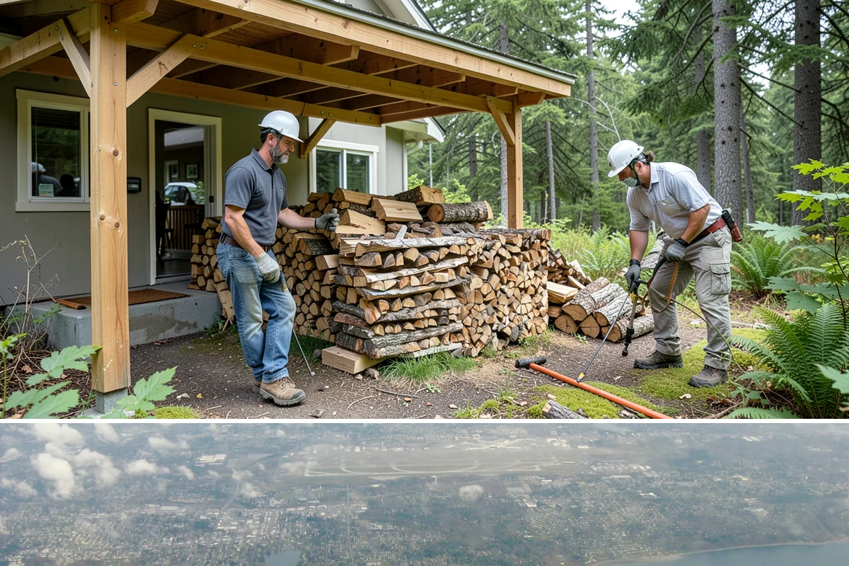 Custom Firewood Lengths in Burien, King County, WA - Order custom lengths in the dry season so pieces have time to fully season before use.