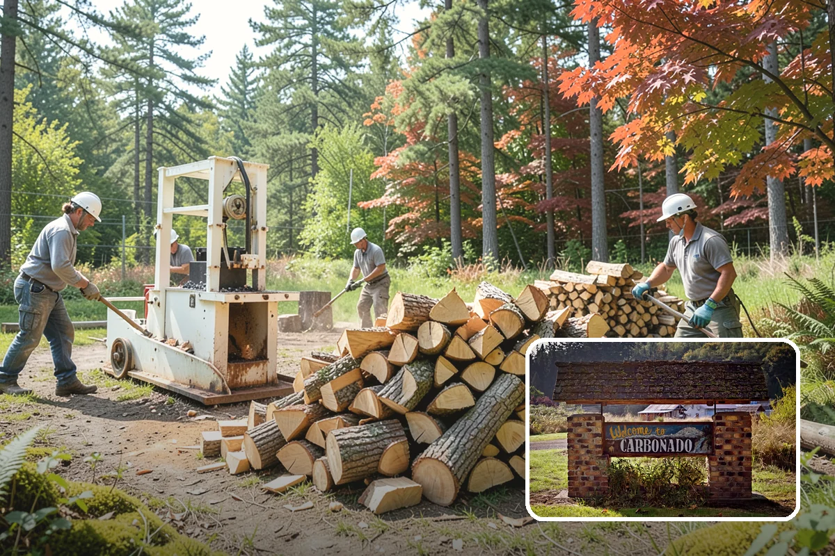 Custom Firewood Lengths in Carbonado, Pierce County, WA - Cut to your exact firebox dimensions