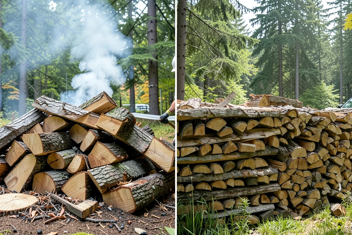 Custom Firewood Lengths in Clyde Hill, King County, WA - Measure and confirm your target length