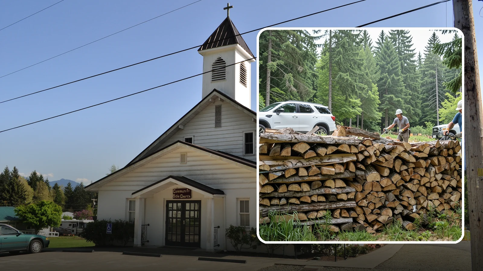 Custom Firewood Lengths in Concrete, Skagit County, WA - Custom-cut firewood lengths tailored to the exact dimensions of your firebox.
